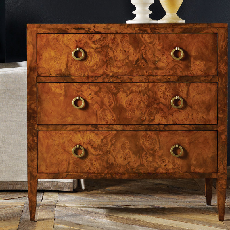 ModernHistory 3 Drawer Accent Chest Perigold